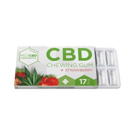 Chewing-gum CBD 17mg, fraise | MediCBD