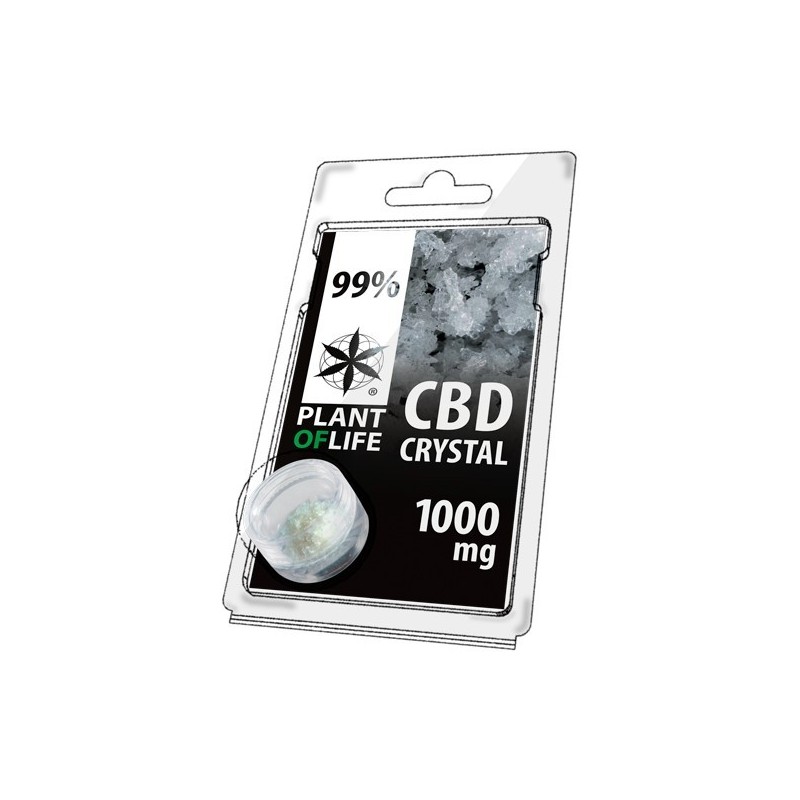 Cristaux CBD 99% 1000mg | Plant of Life