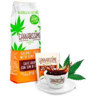 Café moulu aux graines de chanvre | Cannabissimo