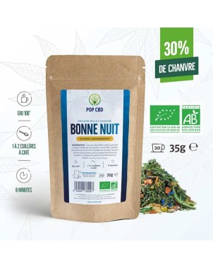 Tisane CBD bio bonne nuit - vrac | POP CBD