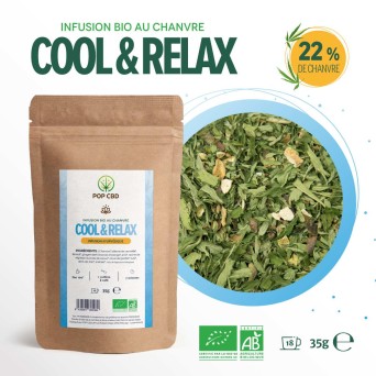 Tisane CBD bio cool & relax | POP CBD