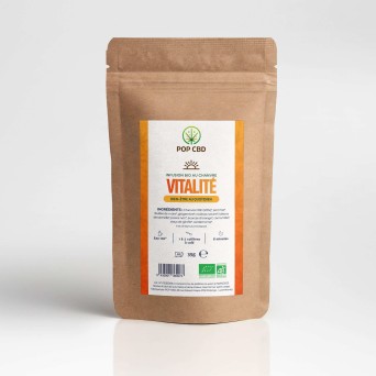 Tisane CBD bio vitalité | POP CBD