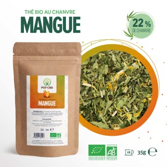 Thé au CBD bio mangue | POP CBD