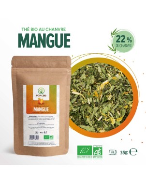 Thé au CBD bio mangue | POP CBD