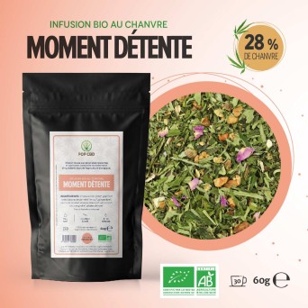 Tisane CBD bio moment détente | POP CBD