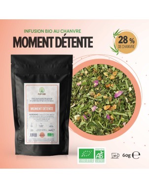 Tisane CBD bio moment détente | POP CBD