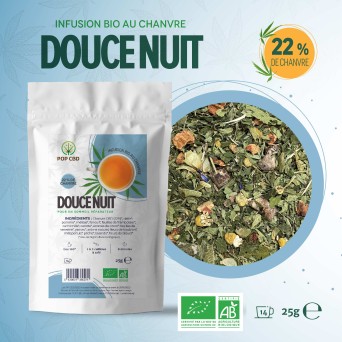 Tisane CBD bio douce nuit | POP CBD