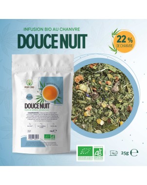 Tisane CBD bio douce nuit | POP CBD