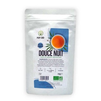 Tisane CBD bio douce nuit | POP CBD