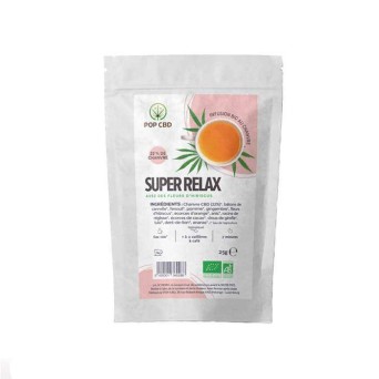 Tisane CBD bio super relax | POP CBD