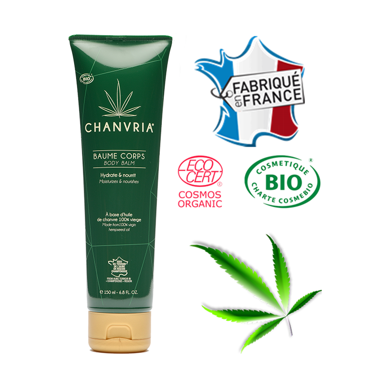 Baume corps à l'huile de chanvre - bio | Chanvria