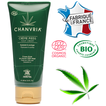 Crème pieds à l'huile de chanvre - bio | Chanvria