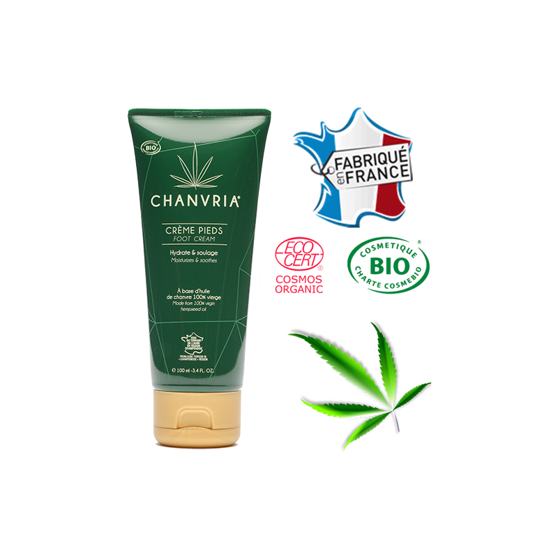 Crème pieds à l'huile de chanvre - bio | Chanvria