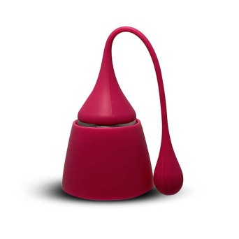 Infuseur à thé en silicone design cloche (Rouge)