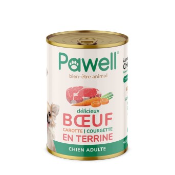 Pâtée chien CBD full spectrum | Pawell (Boeuf)