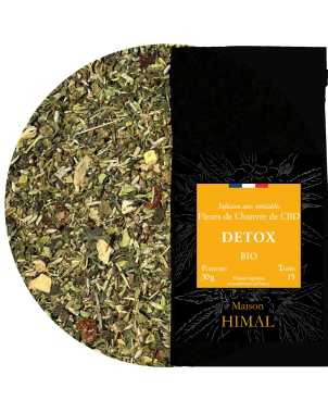 Tisane CBD bio détox | MAISON HIMAL