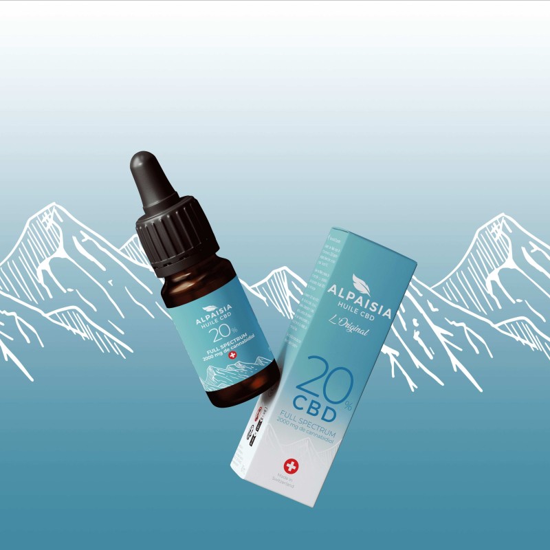 Huile CBD 20% full spectrum | ALPAISIA L'ORIGINAL