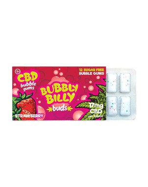 Chewing-gum CBD 17mg fraise | Bubbly Billy (Seul)