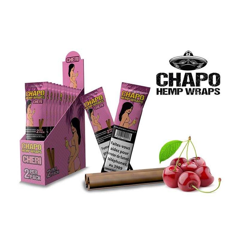 Blunt Feuille de Chanvre CHERI Cerise | Chapo Blunt Feuille de Chanvre CHERI Cerise | Chapo