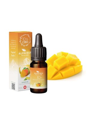 Huile CBD 10% broad spectrum mangue | ALPAISIA