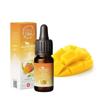 Huile CBD 20% broad spectrum mangue | ALPAISIA