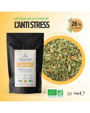 Tisane CBD bio l'anti stress | POP CBD