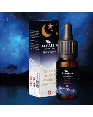 Huile CBD 20% full spectrum nuit profonde | ALPAISIA