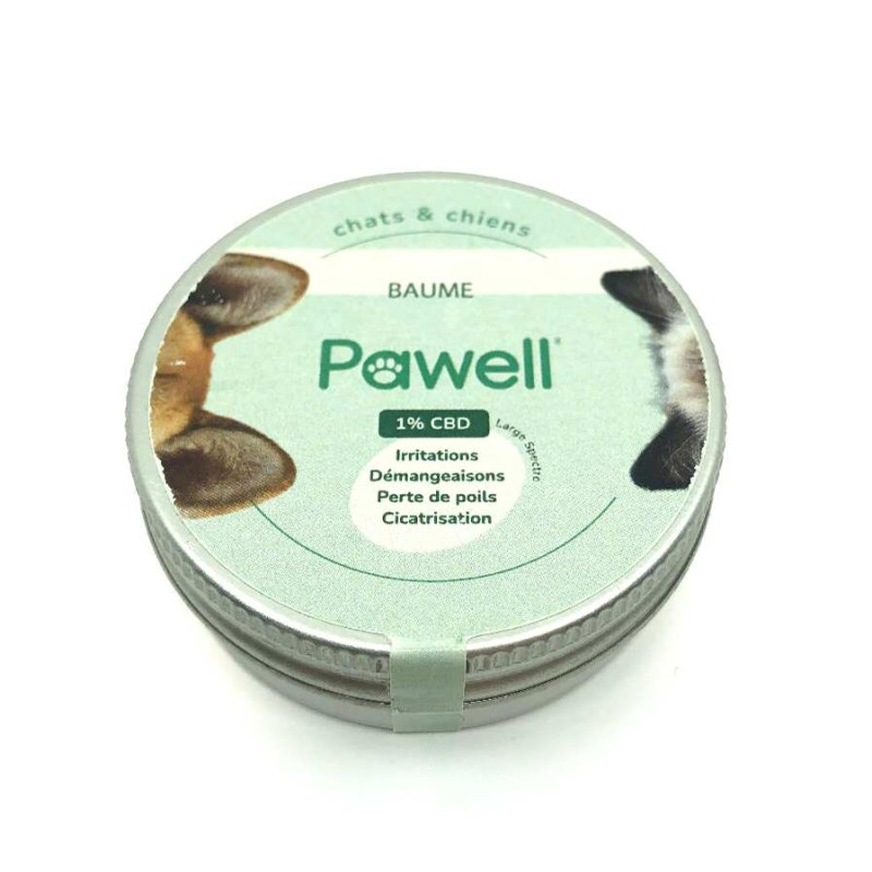 Baume CBD 1% apaisant animaux | Pawell