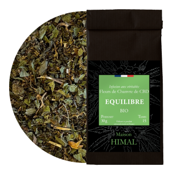 Tisane CBD bio équilibre | MAISON HIMAL