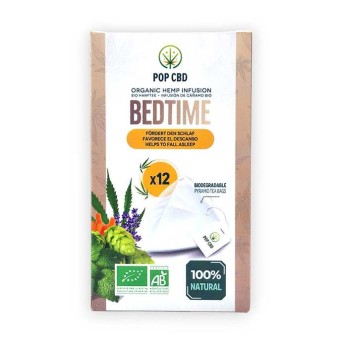 Tisane CBD bio bonne nuit - sachets | POP CBD