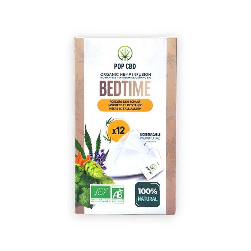 Tisane CBD bio bonne nuit - sachets | POP CBD