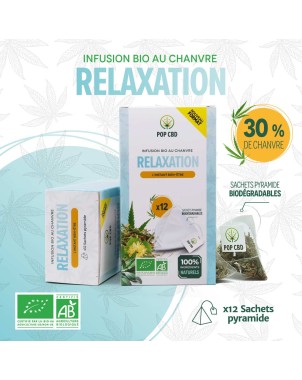 Tisane CBD bio relaxation | POP CBD