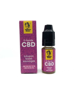 E-liquide CBD 300mg baies sauvages | Le Vapoteur Breton
