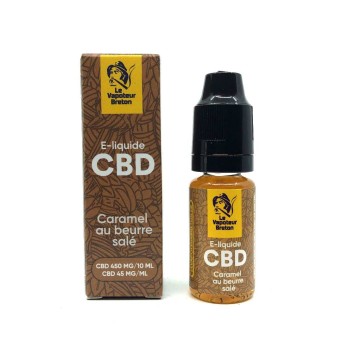 E-liquide CBD 450mg caramel | Le Vapoteur Breton