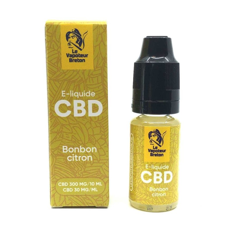 E-liquide CBD 300mg bonbon citron | Le Vapoteur Breton