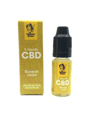 E-liquide CBD 300mg bonbon citron | Le Vapoteur Breton