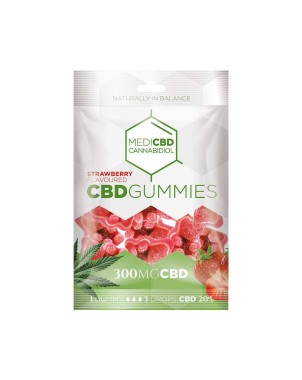 Bonbon CBD 300mg fraise | MediCBD