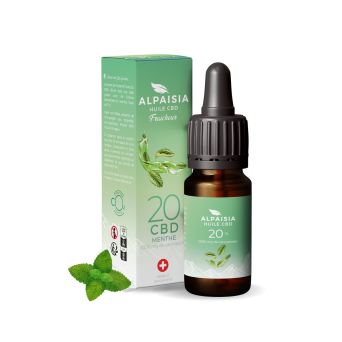 Huile CBD 10% broad spectrum violette pastèque | ALPAISIA