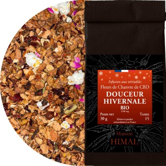 Tisane CBD bio méditation - vrac | MAISON HIMAL
