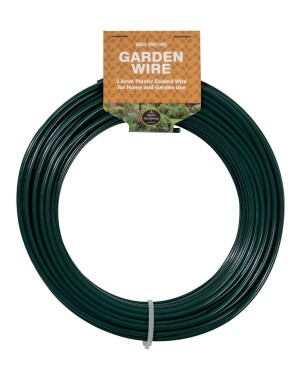 20 m de fil de jardin 3,5mm recouvert de plastique