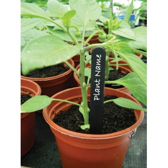 Étiquettes pour Plantes Noires 10cm lot de 25