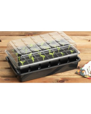 Kit de graines à arrosage automatique à 24 cellules + 24 Granulés