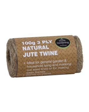 3 plis de ficelle de jute naturelle 100g