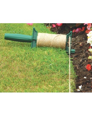 Corde de jute et support (100 g de ficelle de jute naturelle à 3 plis)