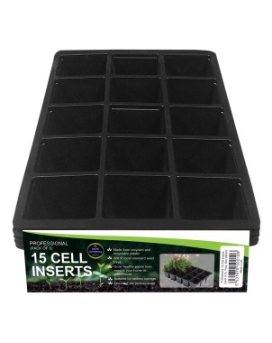 Inserts professionnels 15 cellules (lot de 5)