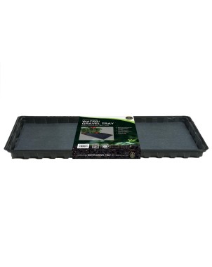 Plateau d'arrosage/gravier avec tapis capillaire