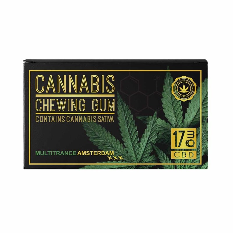 Chewing-gum CBD 17mg chanvre | Multitrance