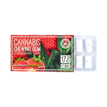 Chewing-gum CBD 17mg fraise | Multitrance