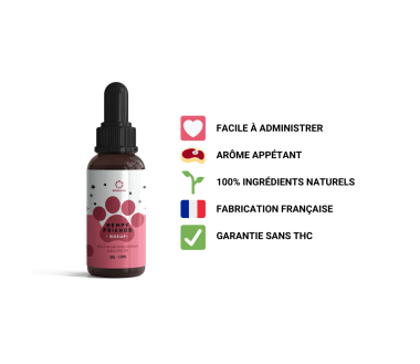 Huile CBD animaux 3% boeuf | NOVALOA