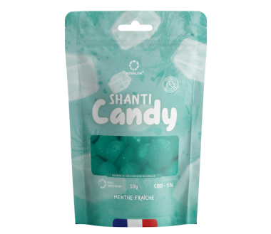 Bonbon CBD menthe fraîche | NOVALOA